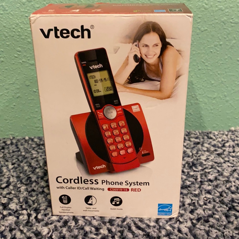 Vtech cordless phone system.  Used in box.  Excellent condition.